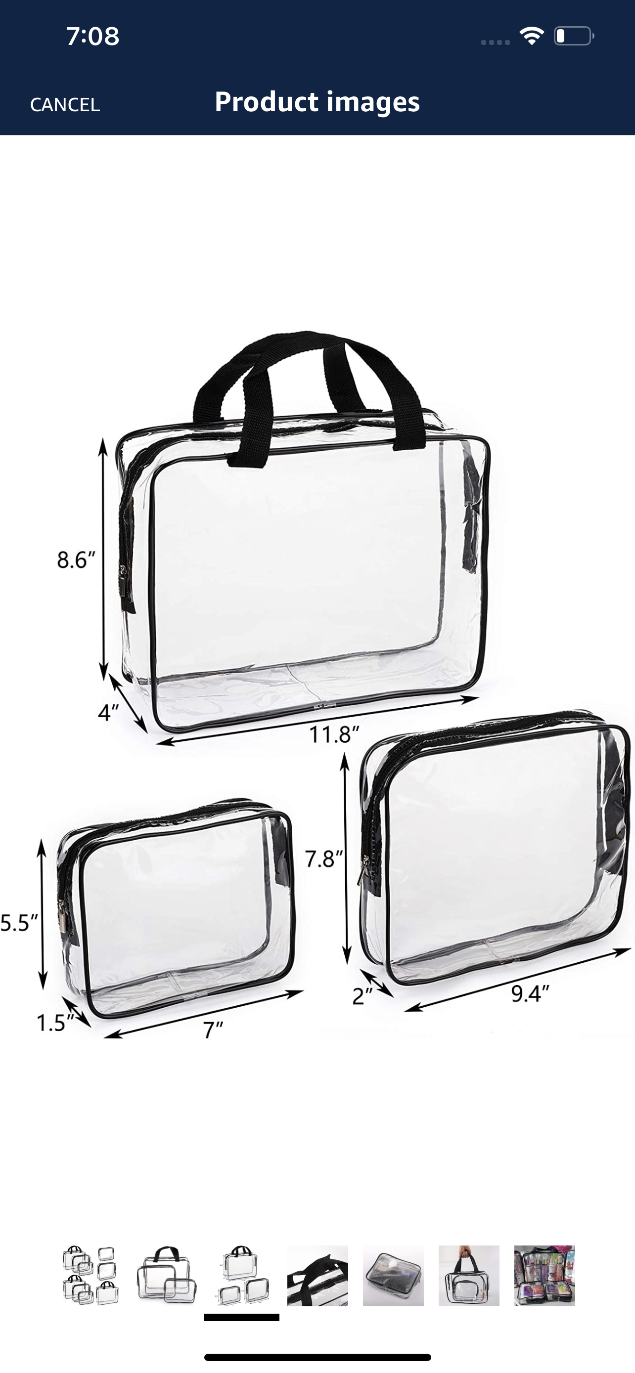 Sac Plastique Transparent