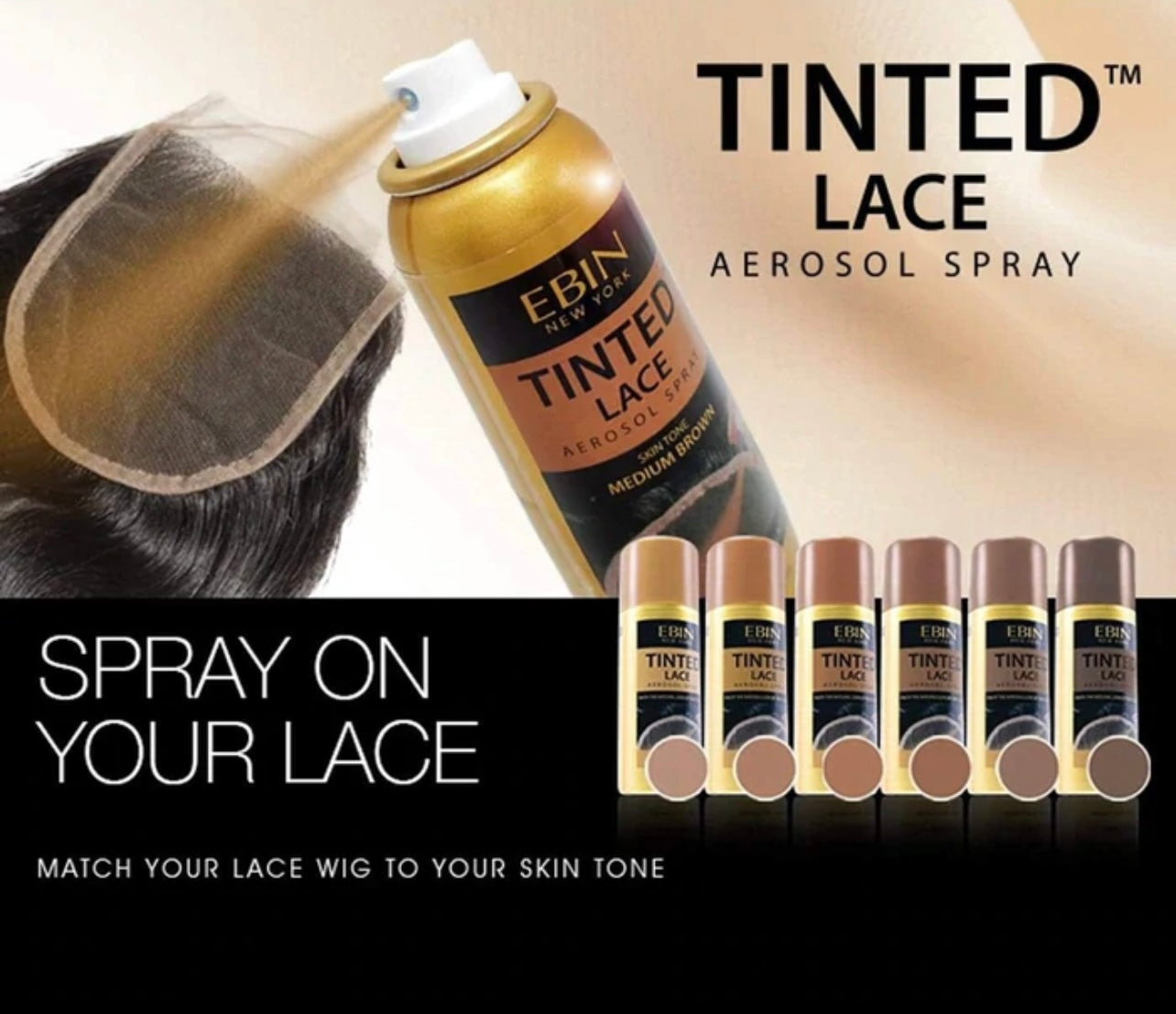 Ebin Tinted Lace Spray