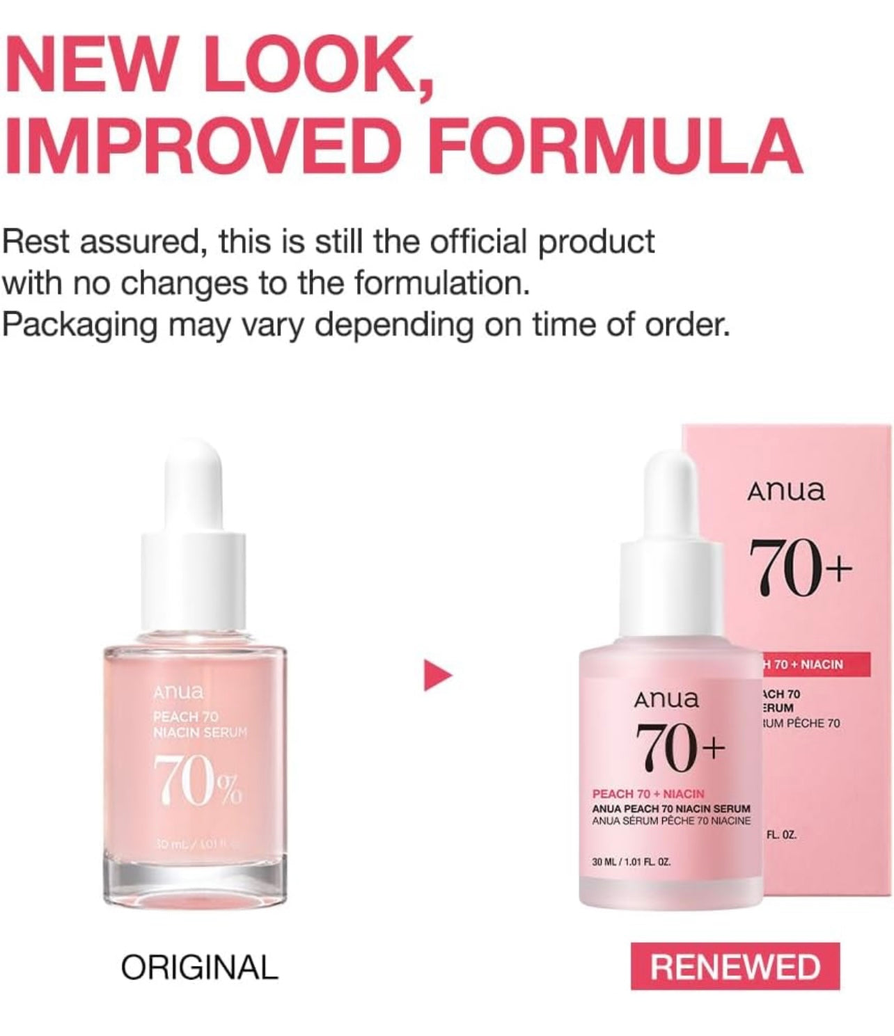 ANUA Peach 70 Niacinamide Serum