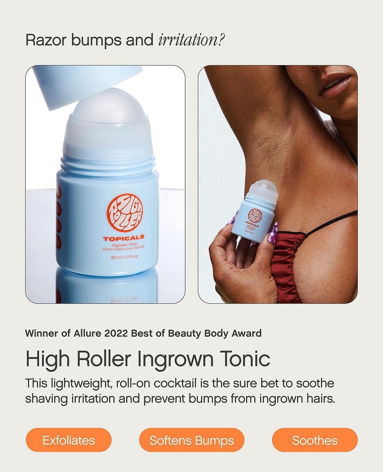 Topicals - High Roller Ingrown Tonic