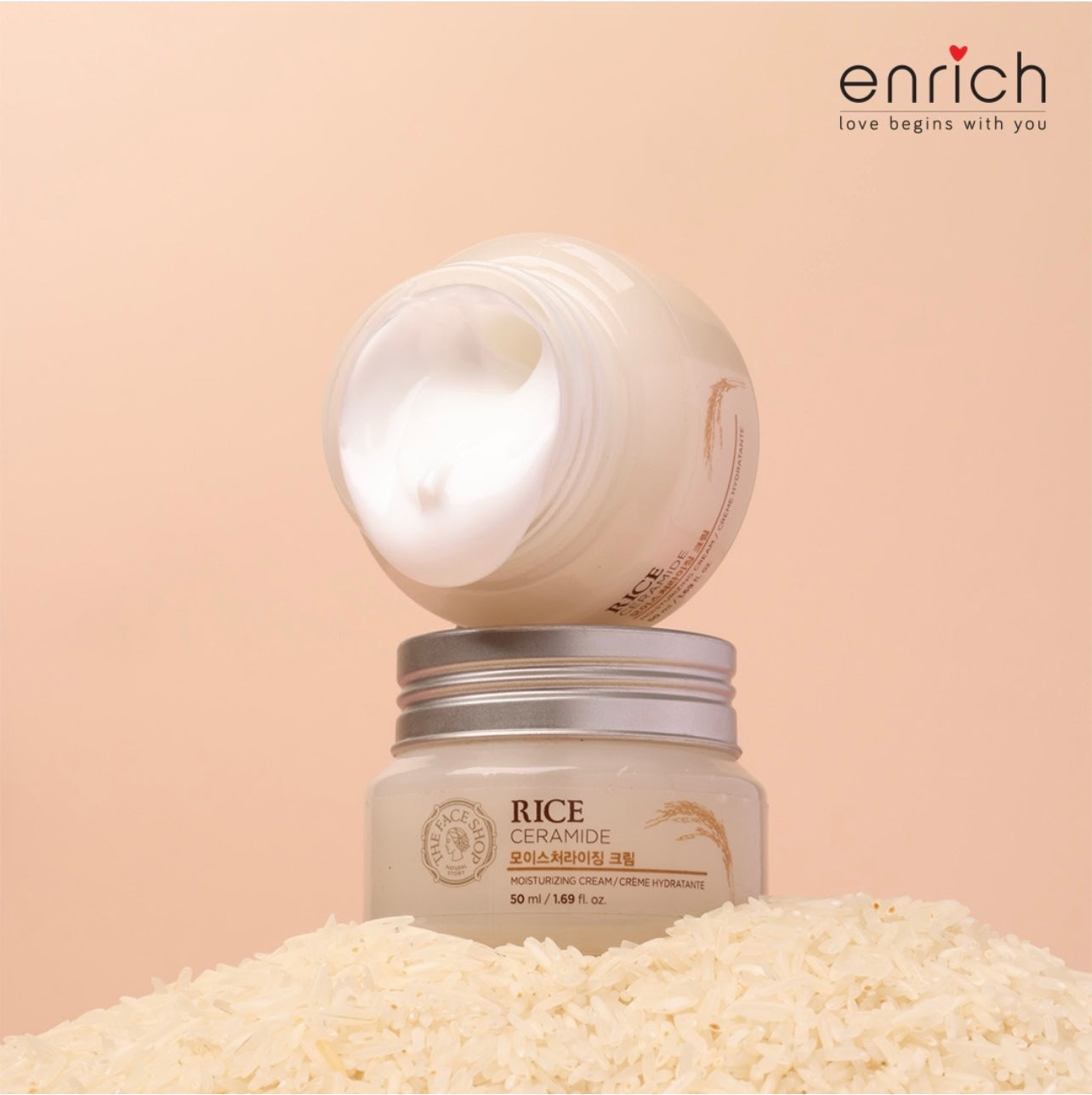 The Face Shop - Rice Water Bright Crème Hydratante