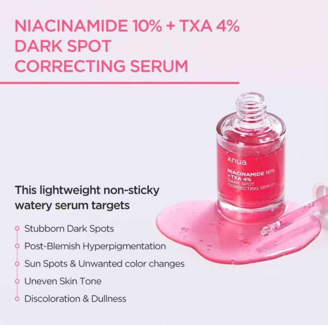 ANUA NIACINAMIDE 10%+TXA 4% SERUM