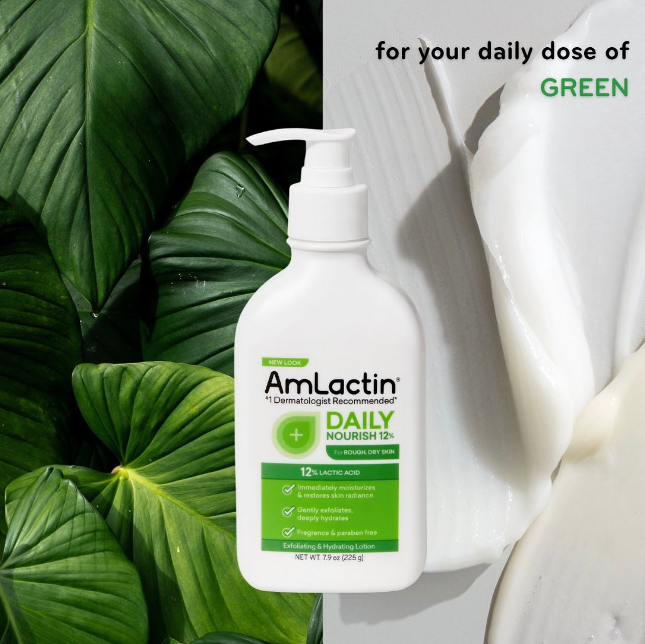 Amlactin Daily Nourish 12% - Body Lotion with 12% Lactic Acid